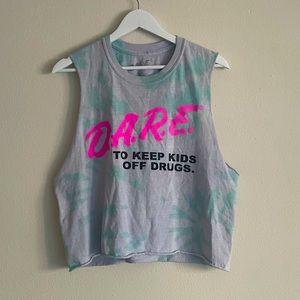 DARE Tie Dye Muscle Tee